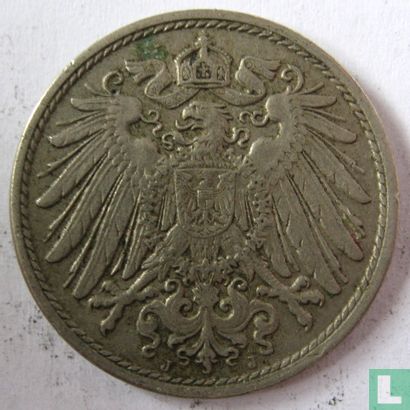 Duitse Rijk 10 pfennig 1915 (J) - Afbeelding 2