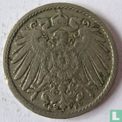 Duitse Rijk 5 pfennig 1905 (F) - Afbeelding 2