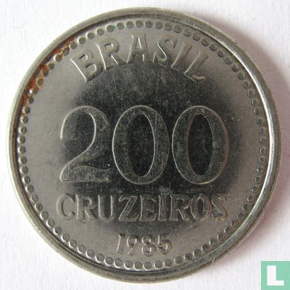 Brazil 200 cruzeiros 1985 - Image 1