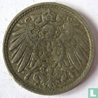 German Empire 5 pfennig 1912 (D) - Image 2