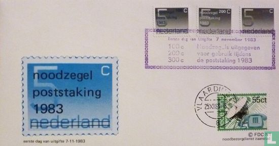 Emergency stamp postal strike