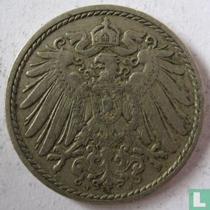German Empire 5 pfennig 1911 (J) - Image 2