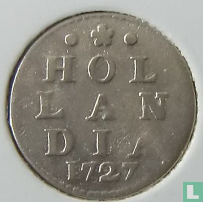 Holland 2 stuiver 1727 (zilver) - Afbeelding 1