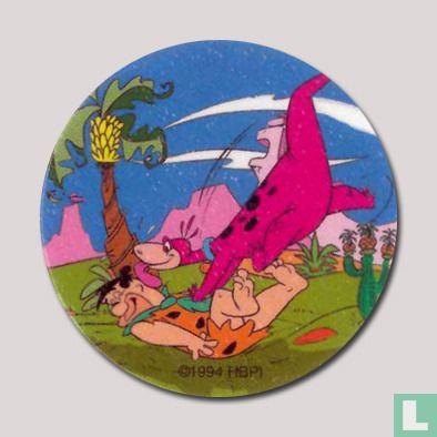 Fred Flintstone en Dino - Afbeelding 1
