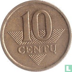Litouwen 10 centu 2008 - Afbeelding 2