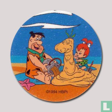 Fred Flintstone en Pebbles - Image 1