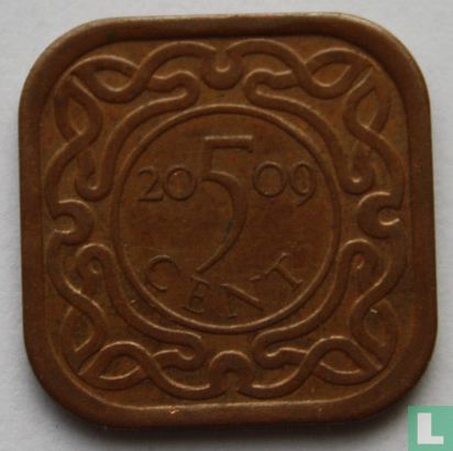 Suriname 5 Cent 2009 (ohne Münzzeichen) - Bild 1