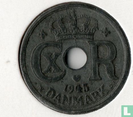 Denmark 10 øre 1945 - Image 1