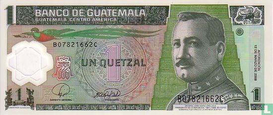 GUATEMALA 1 Quetzal - Afbeelding 1