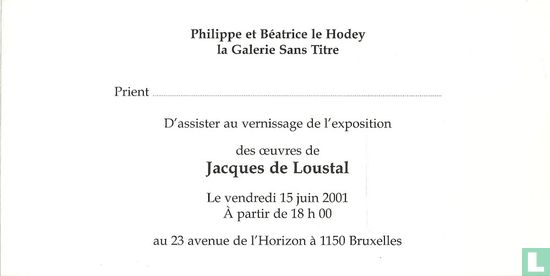 Exposition Jacques de Loustal - Bild 2