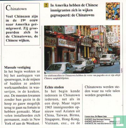 Volken van de wereld: Waarom zijn er Chinatown in Amerika? - Afbeelding 2