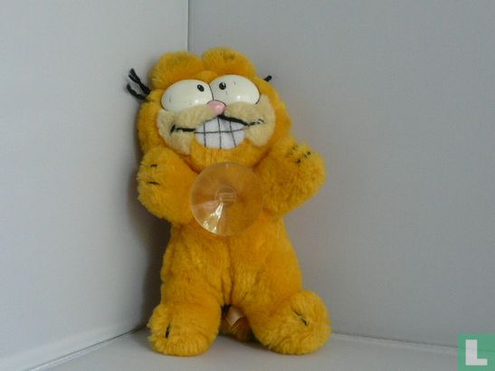 Garfield met zuignap