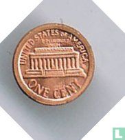 LINCOLN penny 1964 minicoin 0,95 cm USA - Afbeelding 2