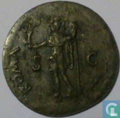 Roman Empire 1 sestertius ND (71) - Image 1