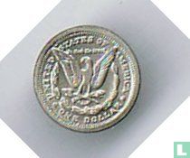 MORGAN DOLLAR 1873 MINICOIN USA - Image 2