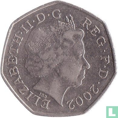 Verenigd Koninkrijk 50 pence 2002 - Afbeelding 1
