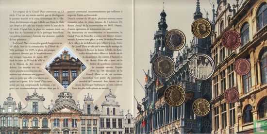 Belgium mint set 2005 "Grote markt Brussel" - Image 2