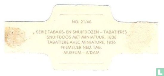 Snuifdoos met miniatuur, 1836 - Image 2