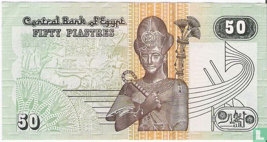 Egypt 50 piastres 2005, 12 mei - Image 2