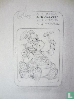 Bobo originele schets - Afbeelding 1