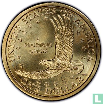 États-Unis 1 dollar 2000 (P - plumes de queue très détaillées) - Image 2
