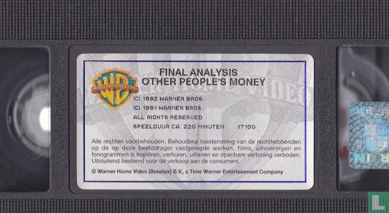 Final Analysis + Other People's Money - Image 3