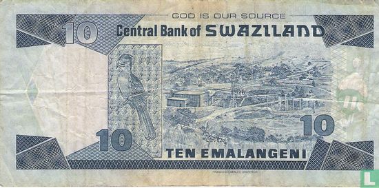 SWAZILAND 10 Emalangeni  - Afbeelding 2