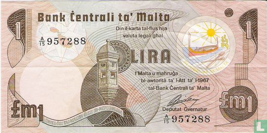 Malta 1 Lira  - Afbeelding 1