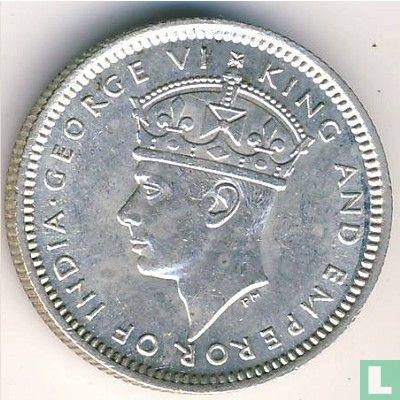 Malaya 10 cents 1941 - Image 2
