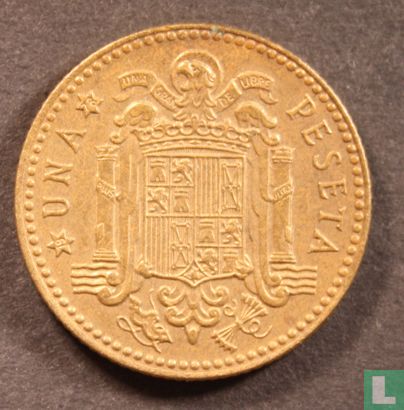 Espagne 1 peseta 1975 (1978 - petit tilde - étroites 78) - Image 1