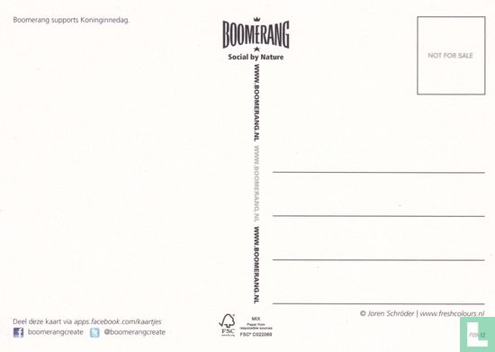 B120076 - Boomerang Supports Koninginnedag - Image 2
