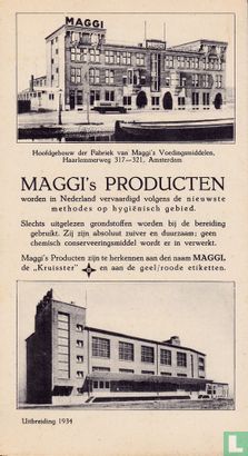 Nederlandsche Maggi's Producten - Afbeelding 2
