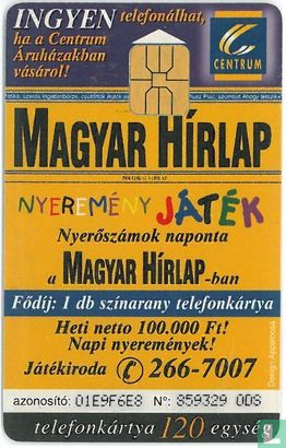 Magyar Hírlap-ban