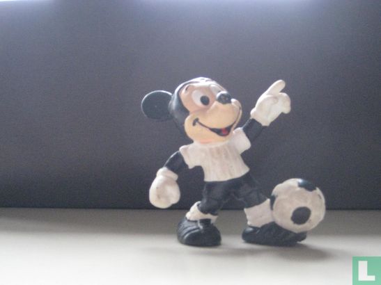mickey mouse with football