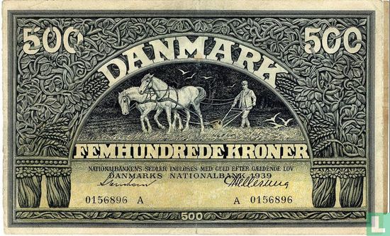 Denemarken 500 kronen - Afbeelding 1