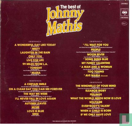 The best of Johnny Mathis - Afbeelding 2