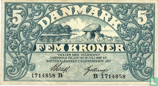 Denmark 5 Crowns - Image 1