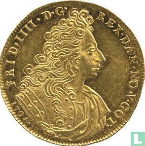 Denmark 2 dukaat 1704 - Image 1