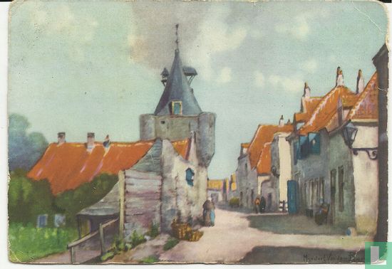 Straatje in Elburg - Mijndert v.d. Berg