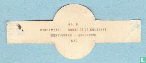 [Wurtemberg - Crown Order 1832] - Image 2