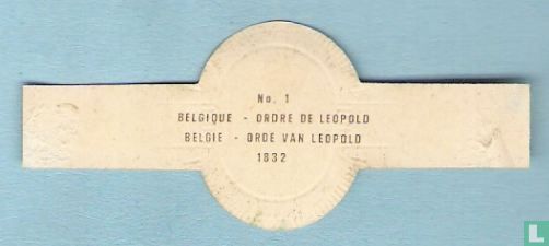 Belgique - Ordre de Léopold 1832 - Image 2