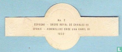 Espagne - Ordre royal de Charles III 1832 - Image 2