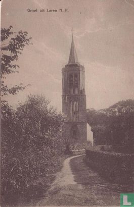 Groet uit Laren N.H. johanneskerk - Afbeelding 1