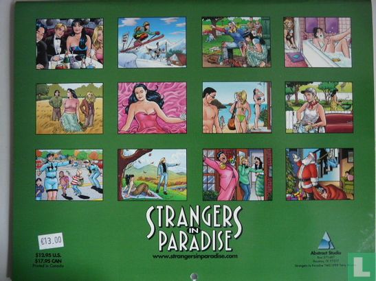 Strangers in Paradise 2000 Calendar  - Image 2