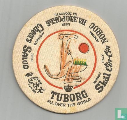 Tuborg beer all over the world (kangoeroe) / China Peru Australia USSR - Image 1