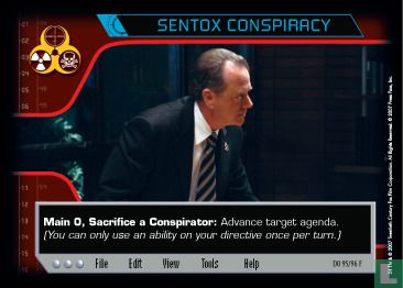 Sentox Conspiracy
