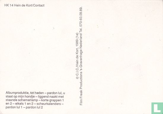 HK014 Contact! (1989 1e) - Afbeelding 2