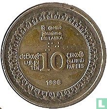 Sri Lanka 10 rupees 1998 "50th anniversary of Independence" - Afbeelding 1