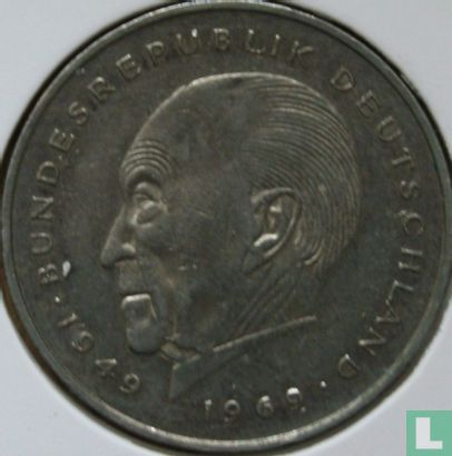 Duitsland 2 mark 1983 (J - Konrad Adenauer) - Afbeelding 2