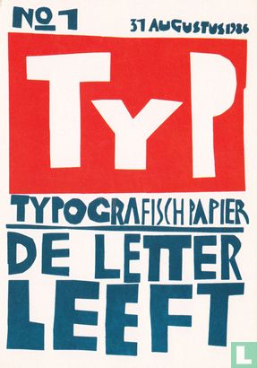 TYP 1 'De Letter Leeft' - Afbeelding 1